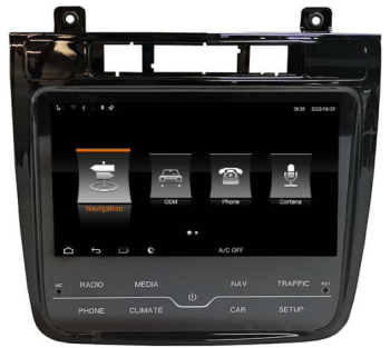Navigatie dedicata cu sistem Android pentru VW Touareg 2011-2017 inlocuire RNS850 