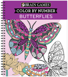 Brain Games - Color by Number Butterflies - Pil Edited Editor 