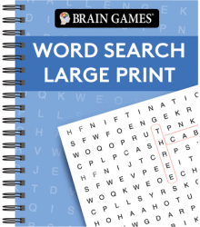 Brain Games Large Print Word Search - Publications International Ltd Edi 