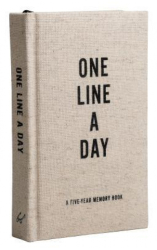 Canvas One Line a Day A Five-Year Memory Book - Chronicle Books Author 