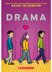 Drama A Graphic Novel - Raina Telgemeier Author carti