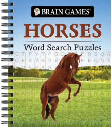 Brain Games - Horses Word Search Puzzles - Publications International Ltd Aut 