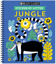 Brain Games - Sticker by Letter Jungle - Publications International Ltd Aut 