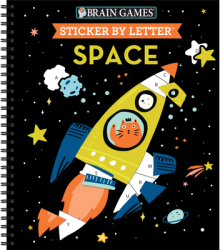 Brain Games - Sticker by Letter Space - Publications International Ltd Aut 