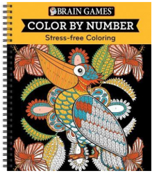 Color by Number Orange - Ltd Publications International Edi 