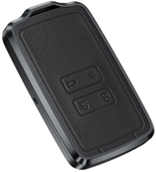 Husa aluminiu pentru cartela negru Renault Captur Megane Talisman Espace Clio Zoe Koleos Scenic Arkana Sandero Kadjar 