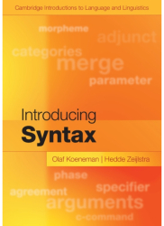 Introducing Syntax - Olaf Koeneman Author 