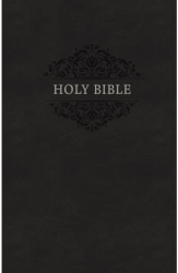 KJV Holy Bible Soft Touch Edition Imitation Leather Black Comfort Print - Thomas Nelson Author 