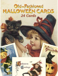 Old-Fashioned Halloween Cards 24 Cards
