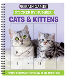 Sticker by Number Cats and Kittens - Publications International Ltd Edi 