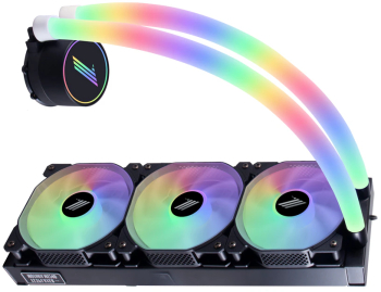 Cooler Procesor 1stPlayer MOTHRA MT 360 INFINITE SPACE ARGB Black compatibil AMD/Intel 
