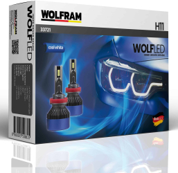 Bec H11 LED omologat ECE R57 CANBUS WOLF Wolfram 