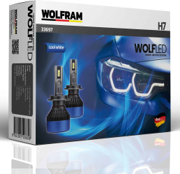 Bec H7 LED omologat ECE R57 CANBUS WOLF Wolfram 