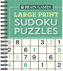 Brain Games Large Print Sudoku - Publications International Editor 