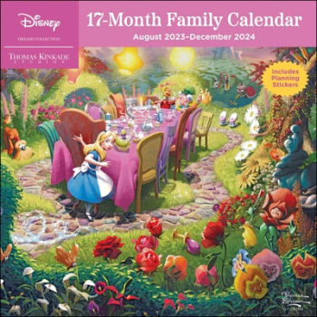 Disney Dreams Collection by Thomas Kinkade Studios 17-Month 2023-2024 Family Wa - Thomas Kinkade Stud 