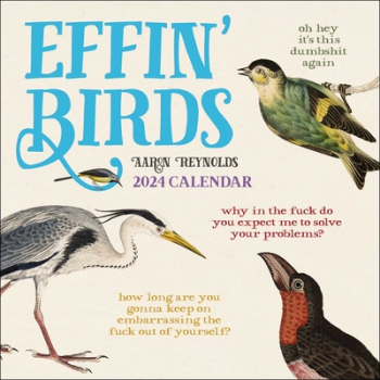 Effin Birds 2024 Wall Calendar - Aaron Reynolds Author 