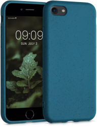 Husa pentru Apple iPhone 8 / iPhone 7 / iPhone SE 2 Fibre vegetale Albastru 49106.224 kalibri 