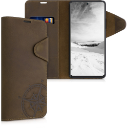 Husa pentru Xiaomi 11T / 11T Pro Piele naturala Maro 56315.01 kalibri 