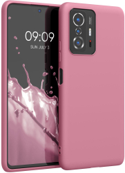 Husa pentru Xiaomi 11T / 11T Pro Silicon Roz 56245.167 kwmobile 