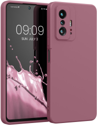 Husa pentru Xiaomi 11T / 11T Pro Silicon Roz 56573.167 kwmobile 