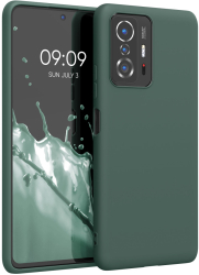 Husa pentru Xiaomi 11T / 11T Pro Silicon Verde 56245.169 kwmobile 