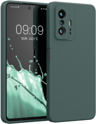 Husa pentru Xiaomi 11T / 11T Pro Silicon Verde 56573.171 kwmobile 