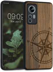 Husa pentru Xiaomi 12 Lemn Maro 56788.02 kwmobile 