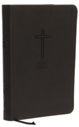 Kjv Value Thinline Bible Large Print Leathersoft Black Red Letter Edition Comfort Print - Thomas 