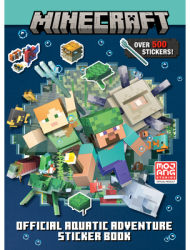 Minecraft Official Aquatic Adventure Sticker Book Minecraft - Stephanie Milton Author 