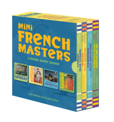 Mini French Masters Boxed Set 4 Board Books Inside - Julie Merberg Author 