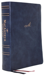 Nkjv MacArthur Study Bible 2nd Edition Leathersoft Blue Indexed Comfort Print Unleashing God s 