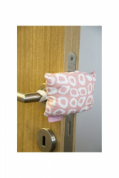 Opritor pentru usa cu elastic BabyJem Culoare Roz 