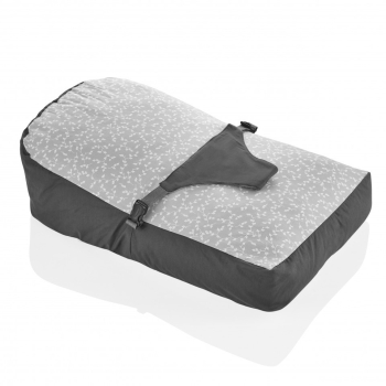 Saltea anti-alunecare BabyJem cu ham pentru bebelusi Culoare Gri 