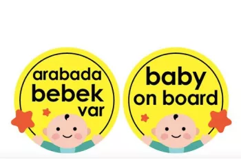 Semn luneta Baby/Prince/Princess on board cu ventuza Culoare Bleu 