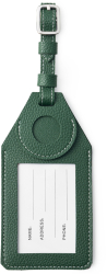 Set Eticheta pentru identificare bagaje si Husa AirTag APO Piele pu Verde 