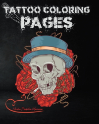 Tattoo Coloring Pages Relaxation by pasting different designs it is for adults women and men - Nic 