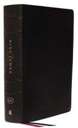 The King James Study Bible Genuine Leather Black Indexed Full-Color Edition - Thomas Nelson Autho 