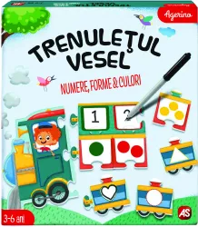 TRENULETUL VESEL NUMERE FORME CULORI 