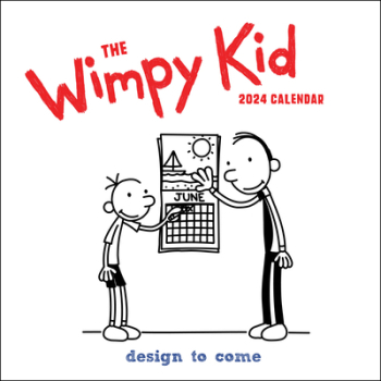 Wimpy Kid 2024 Wall Calendar - Jeff Kinney Author 