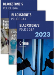Blackstones Police Q and A 2023 3 Volume Set - Connor Author 