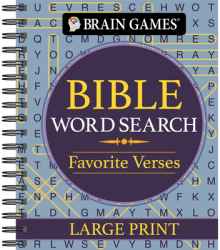 Brain Games - Bible Word Search Favorite Verses - Large Print - Publications International Ltd Aut 