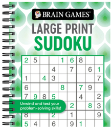 Brain Games - Large Print Sudoku Swirls - Publications International Ltd Aut 