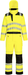 Combinezon reflectorizant de iarna complet impermeabil - Portwest PW355 - galben/negru XXXL 