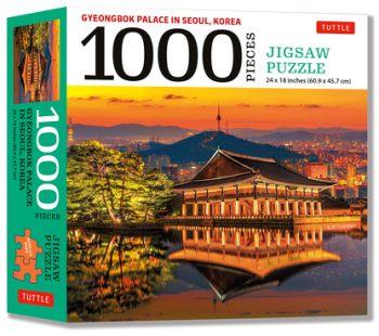 Gyeongbok Palace in Seoul Korea Jigsaw Puzzle - 1 000 Pieces finished Size 24 in X 18 In - Tuttle P 