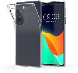 Husa pentru Motorola Edge X30 / Edge 30 Pro Silicon Transparent 57065.03 kwmobile 
