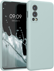 Husa pentru OnePlus Nord 2 5G Silicon Verde 56070.200 kwmobile 