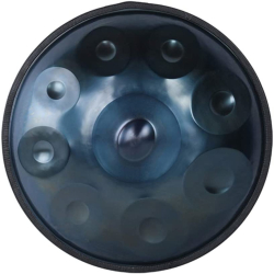Instrument Muzical Handpan cu 9 note Hang drum cu Husa de transport si bete 