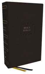 Kjv Center-Column Reference Bible with Apocrypha Leathersoft Black 73 000 Cross-References Red Le 