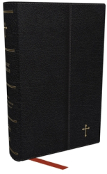 Nkjv Compact Paragraph-Style Reference Bible Leatherflex Black Red Letter Comfort Print Holy Bib 