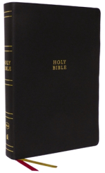 NKJV Holy Bible Super Giant Print Reference Bible Black Genuine Leather 43 000 Cross References Re 